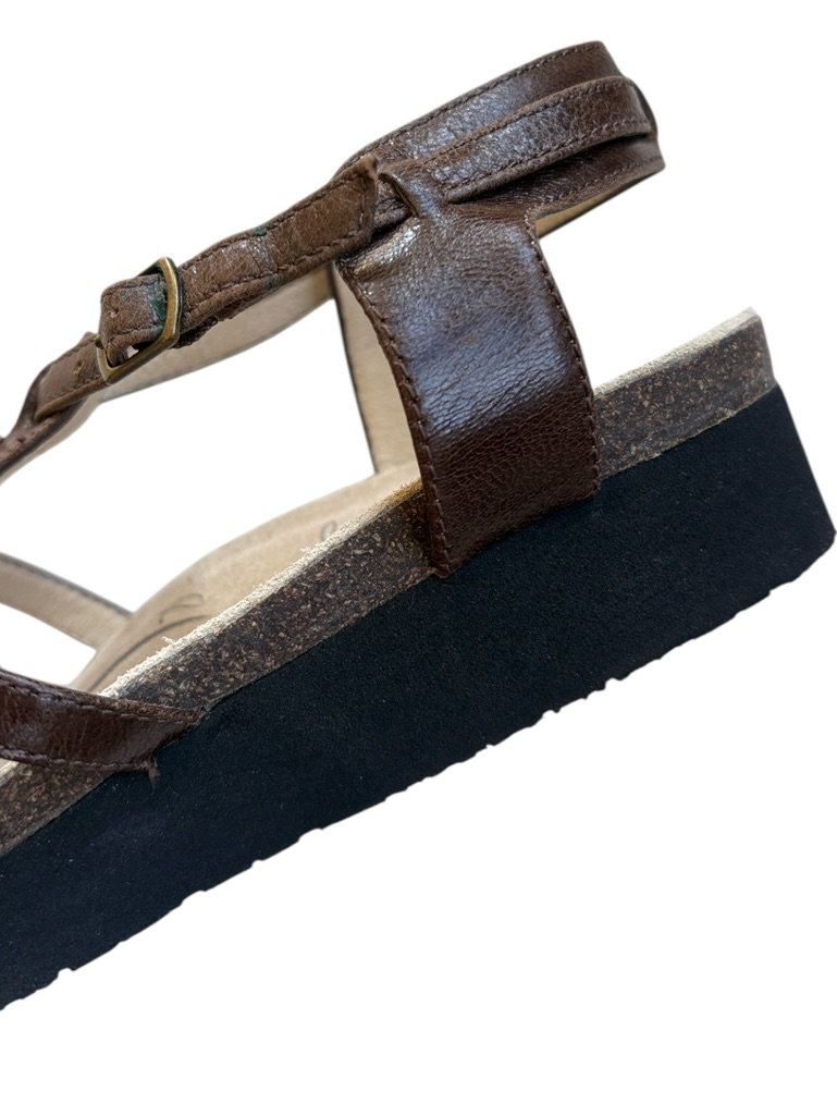 Like New Abeo Leather Cece Sandals Briwn Size 9 — image 6 of 8